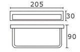 RECXIS Towel Ring (Chrome)