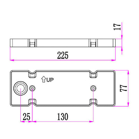 REPISATRI: Exterior LED Tri-CCT Curved Wedge Surface Mounted Wall Lights IP65