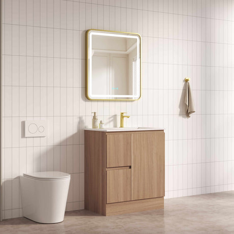RITA Floor Standing Vanity - Elegant Oak 