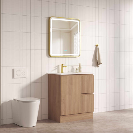 RITA Floor Standing Vanity - Elegant Oak 