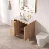 RITA Floor Standing Vanity - Elegant Oak 