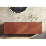 RIMINI Wall-Hung Vanity 1400mm Potters Clay