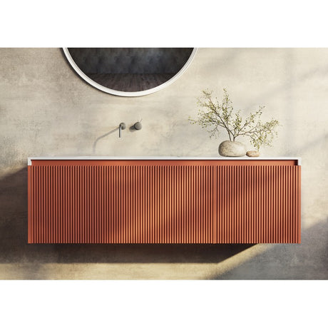 RIMINI Wall-Hung Vanity 1400mm Potters Clay