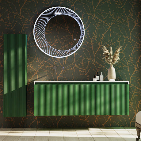 RIMINI Wall-Hung Vanity 1500mm Rain Forest Green