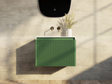 RIMINI Wall-Hung Vanity 600mm Rain Forest Green