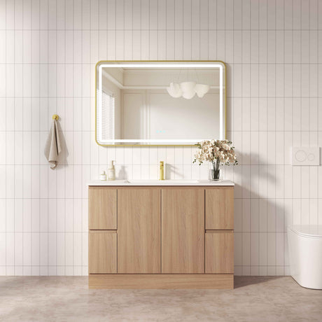 RITA Floor Standing Vanity - Elegant Oak 