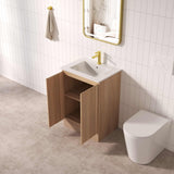 RITA Floor Standing Vanity - Elegant Oak 