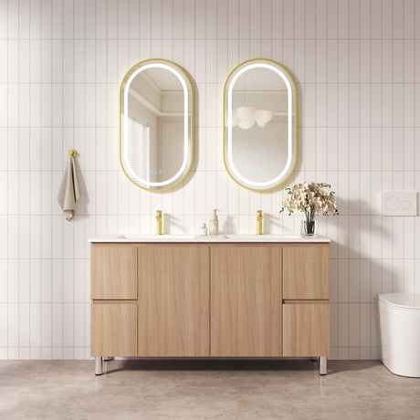 RITA Floor Standing Vanity in Elegant Oak