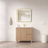 RITA Floor Standing Vanity in Elegant Oak