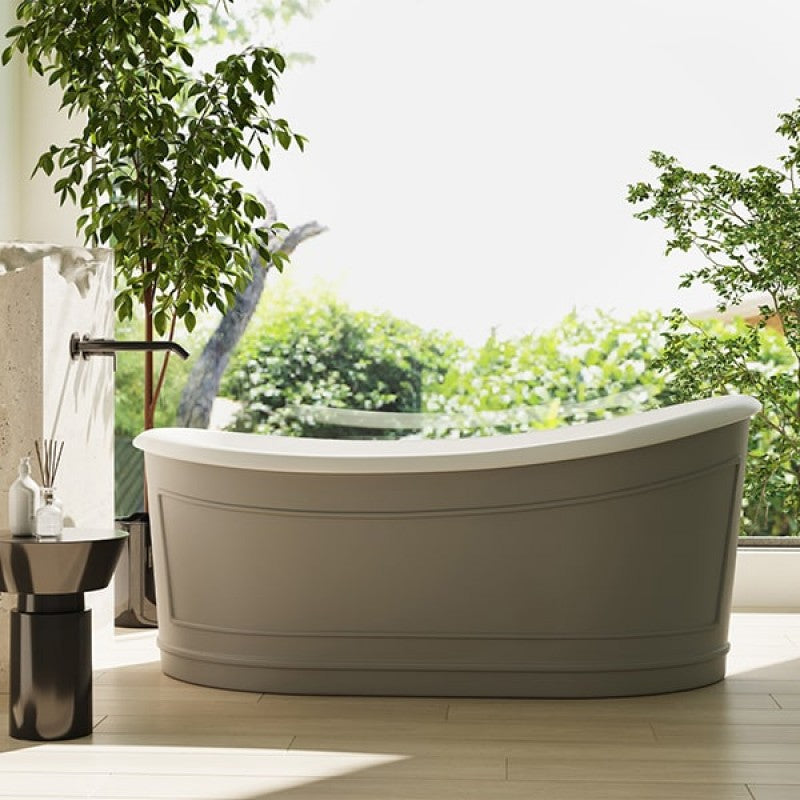 RITZ Freestanding Bathtub (Matte Grey) (1700mm)