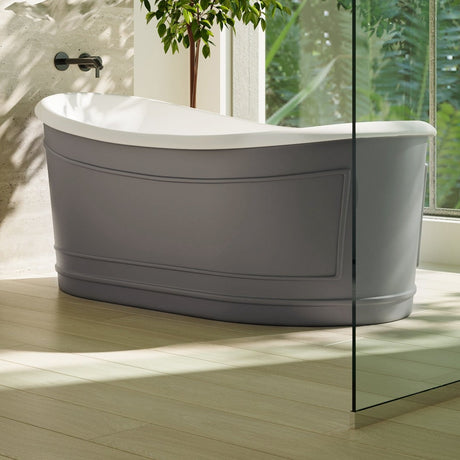 RITZ Freestanding Bathtub (Matte Grey) (1700mm)