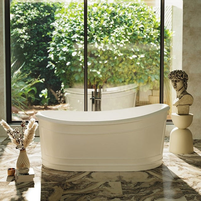 RITZ Freestanding Bathtub (Matte White) (1700mm)