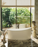 RITZ Freestanding Bathtub (Matte White) (1700mm)