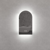 RIVA AR1 LED Arch Frameless Mirror 800/900mm