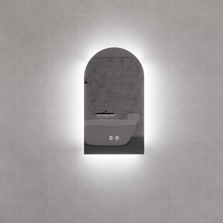RIVA AR1 LED Arch Frameless Mirror 800/900mm