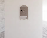 RIVA Arch Framed Mirror 450x800mm - Brushed Gold
