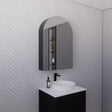 RIVA_LONDON_Matte_Black_Arch_Shaving_Cabinet_600mm