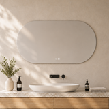 RIVA O2 Backlit LED Oval Frameless Mirror 900/1200/1500mm
