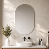 RIVA O2 Backlit LED Oval Frameless Mirror 900/1200/1500mm