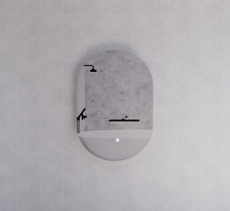 RIVA O2 LED Oval Frameless Mirror 900/1200mm