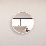 RIVA R3 LED Round Frame Mirror 600/800mm Brushed Nickel