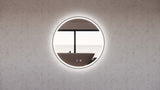 RIVA R3 LED Round Frame Mirror 600/800mm Matte Black