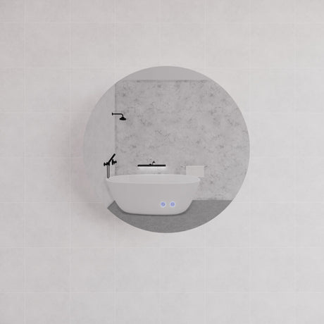 RIVA R4 LED Round Frameless Mirror 600/800mm