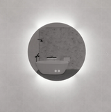 RIVA R4 Round Frameless 3 colors LED Mirror (600/800mm)