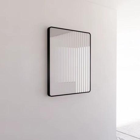 RIVA Rectangle Framed Mirror 900/1200mm - Matte Black