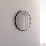 RIVA Round Framed Mirror 600/800mm - Matte Black