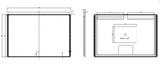 RIVA S5 LED Rectangle Frameless Mirror 500/750/1200/1500mm-Clearance