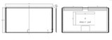 RIVA S5 LED Rectangle Frameless Mirror 500/750/1200/1500mm-Clearance