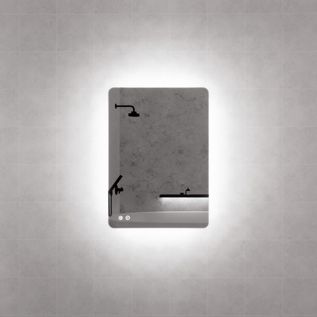 RIVA S5 LED Rectangle Frameless Mirror 500/750/1200/1500mm