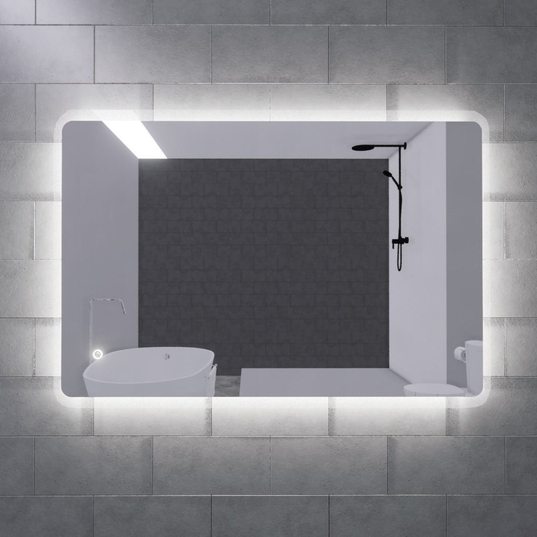 RIVA S5 LED Rectangle Frameless Mirror 500/750/1200/1500mm