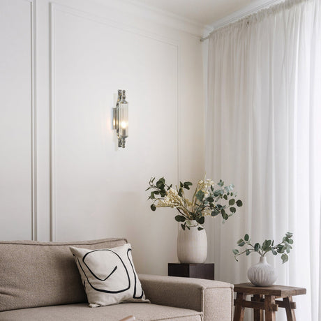 RODILLO: Interior Tubular Clear Glass Wall Lights