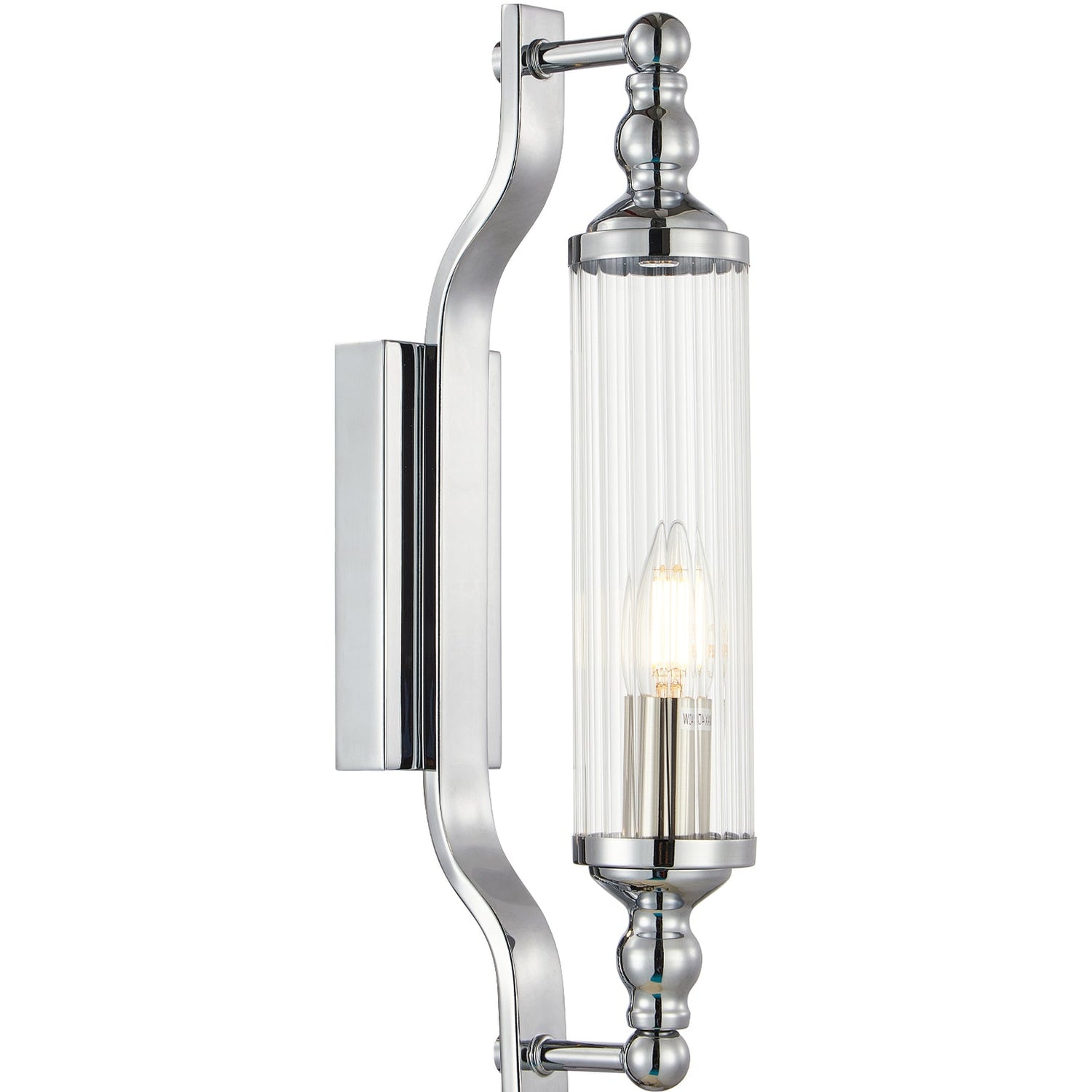 RODILLO: Interior Tubular Clear Glass Wall Lights