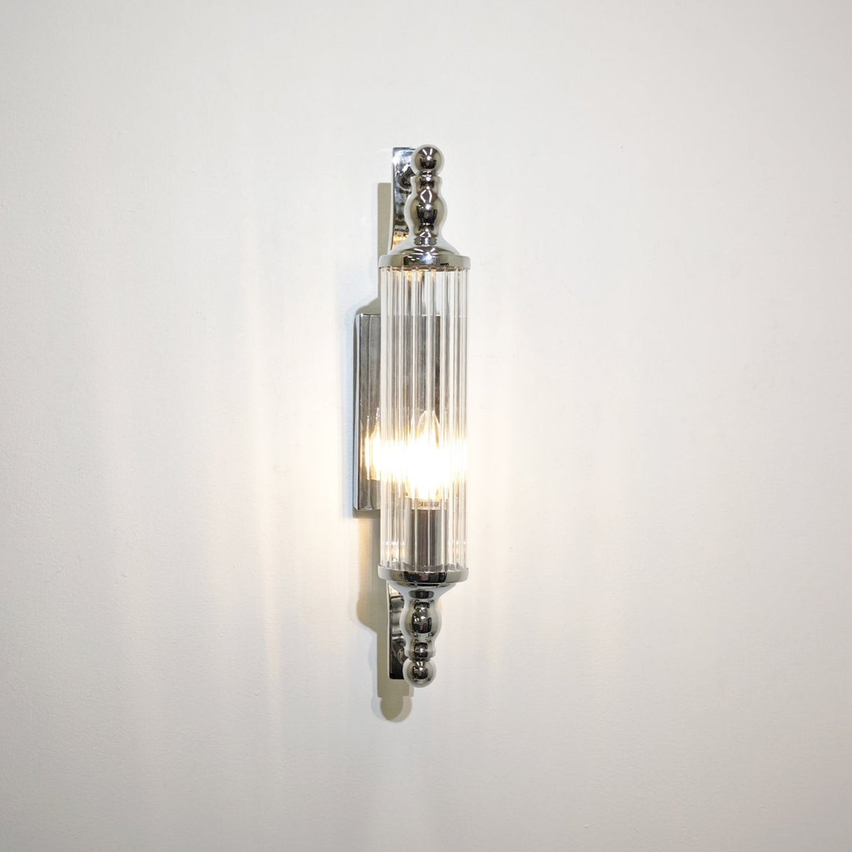 RODILLO: Interior Tubular Clear Glass Wall Lights