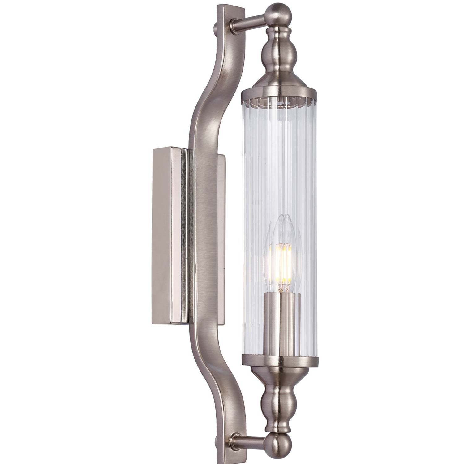 RODILLO: Interior Tubular Clear Glass Wall Lights
