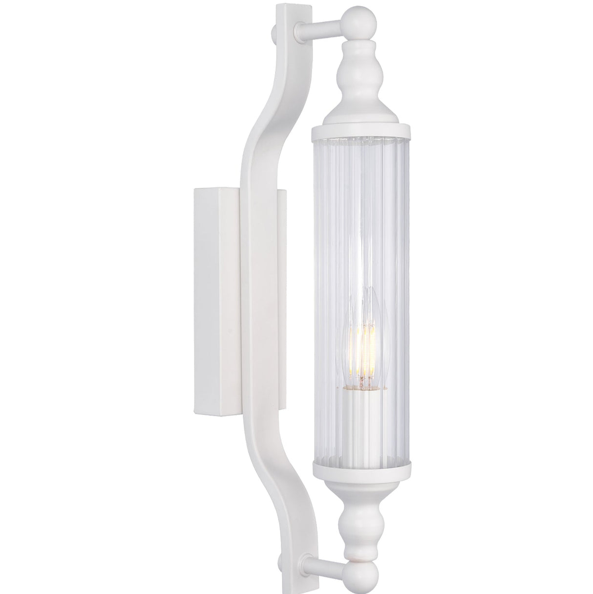 RODILLO: Interior Tubular Clear Glass Wall Lights