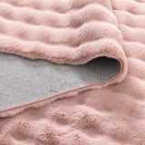 Purity Washable Round Rug Rose Pink