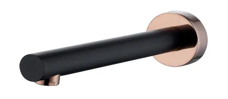 ROUL Bath Spout - Black & Rose Gold