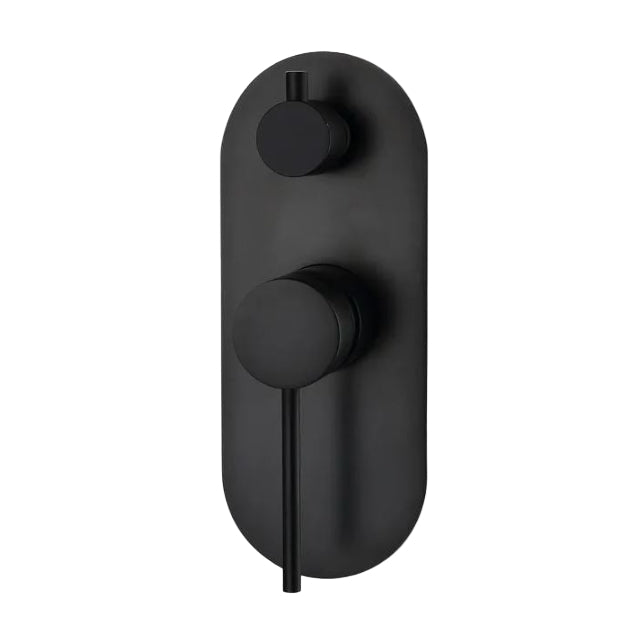ROUL Shower/Wall Mixer with Diverter - Matte Black