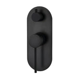 ROUL Shower/Wall Mixer with Diverter - Matte Black