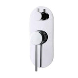 ROUL Shower/Wall Mixer with Diverter - Chrome