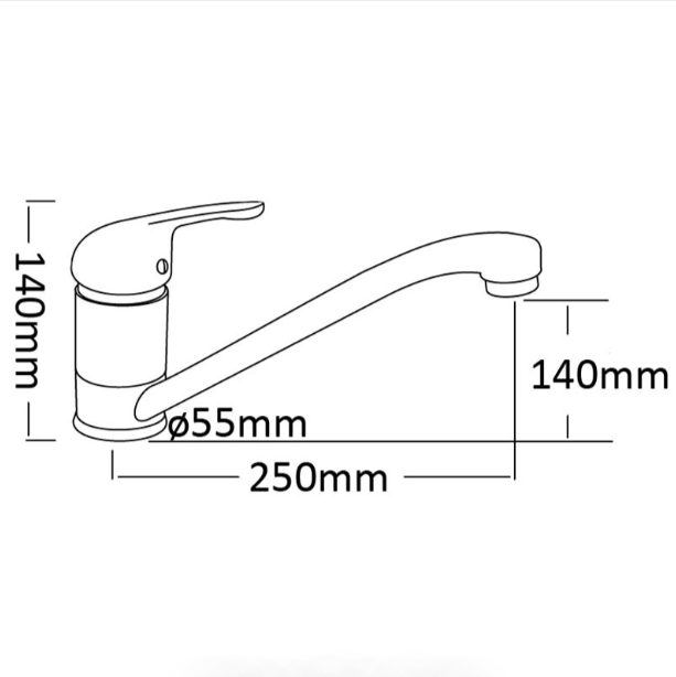 Ruby Deluxe Sink Mixer (Chrome)