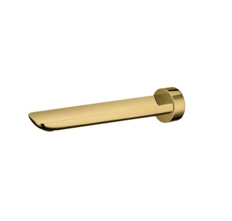 RUSHY Bathtub Basin Wall Spout - Brushed Brass