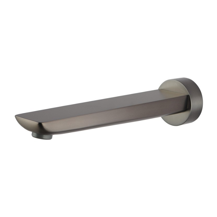 RUSHY Bathtub Basin Wall Spout - Brushed Gun Metal