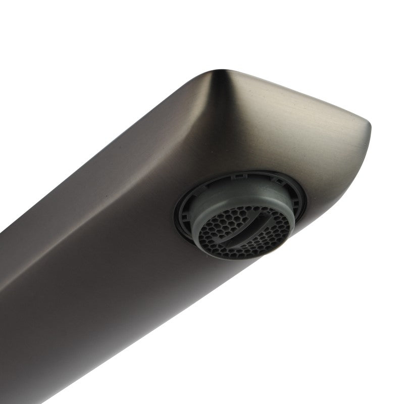 RUSHY Bathtub Basin Wall Spout - Brushed Gun Metal