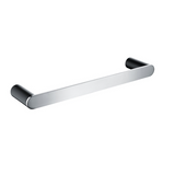 RUSHY Towel Bar 300mm - Black & Chrome