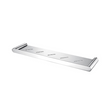 RUSHY Round Stainless Steel Shelf - Chrome